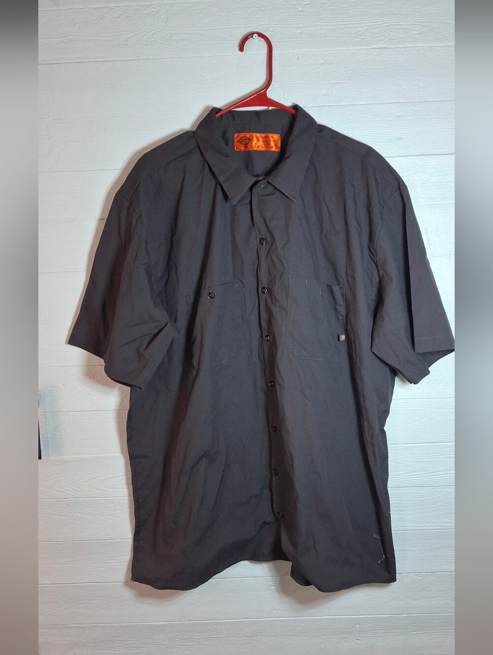 Mens Work Wear Gothic Dickies Shirt Size 2XL.